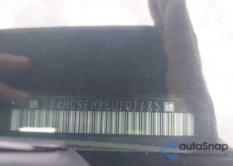 2011 Buick Lucerne Cxl z USA, uszkodzony, nr VIN 1G4HC5EM8BU101183